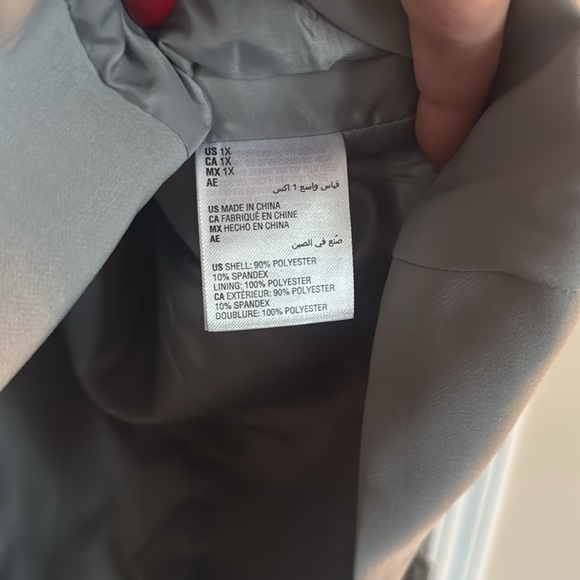 ❗️NWOT And Now This (Macy’s) size 1x gray blazer - Picture 6 of 6